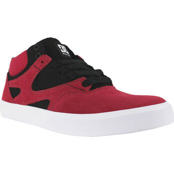 Buty Męskie Trampki DC Shoes Kalis vulc mid ADYS300622 ATHLETIC RED/BLACK (ATR) Czerwony