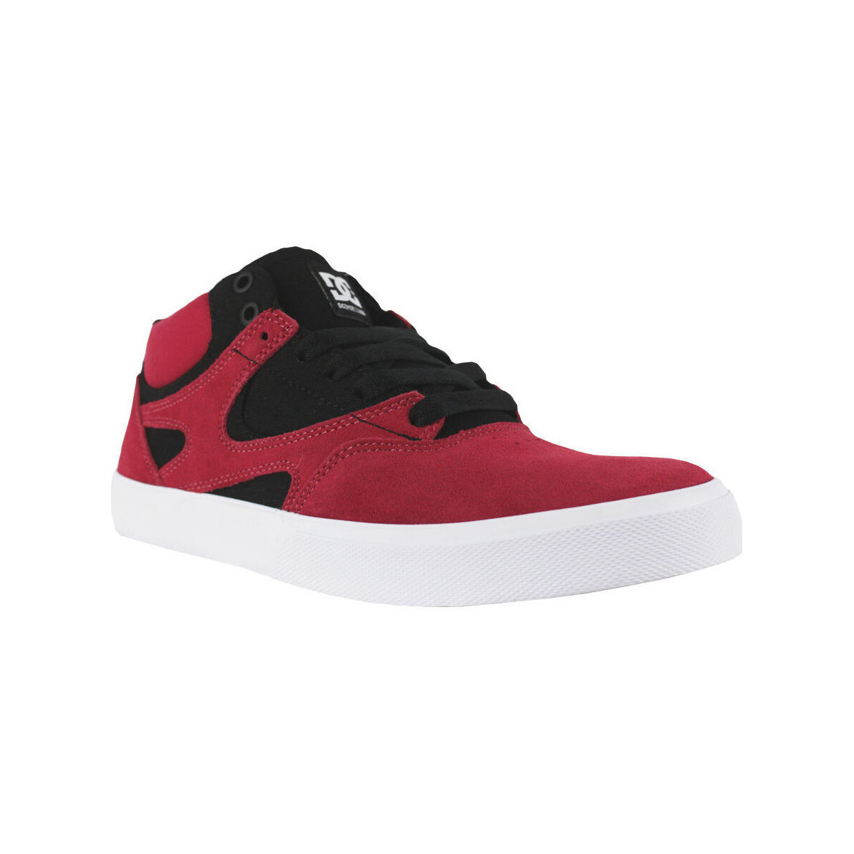 Buty Męskie Trampki DC Shoes Kalis vulc mid ADYS300622 ATHLETIC RED/BLACK (ATR) Czerwony