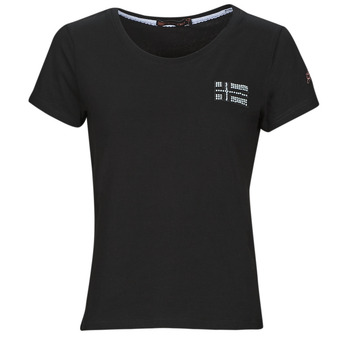 tekstylia Damskie T-shirty z krótkim rękawem Geographical Norway JANUA Czarny
