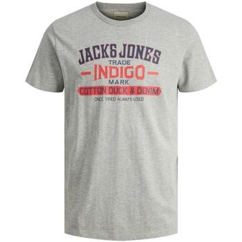 tekstylia Chłopiec T-shirty z krótkim rękawem Jack & Jones  Szary