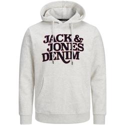tekstylia Męskie Bluzy Jack & Jones  Biały