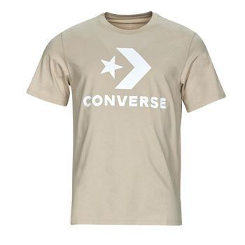 tekstylia T-shirty z krótkim rękawem Converse GO-TO STAR CHEVRON LOGO Beżowy