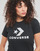 tekstylia Damskie T-shirty z krótkim rękawem Converse FLORAL STAR CHEVRON Czarny