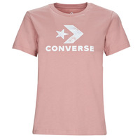 tekstylia Damskie T-shirty z krótkim rękawem Converse FLORAL STAR CHEVRON Różowy