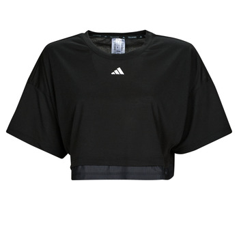 tekstylia Damskie T-shirty z krótkim rękawem adidas Performance DANCE CRO T Czarny