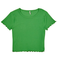 tekstylia Dziewczynka T-shirty z krótkim rękawem Only KOGNELLA S/S O-NECK TOP NOOS JRS Zielony