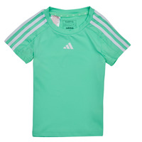 tekstylia Dziewczynka T-shirty z krótkim rękawem adidas Performance TR-ES 3S T Zielony