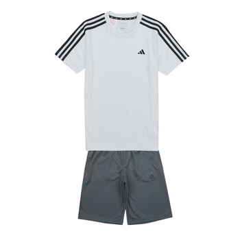tekstylia Dziecko Komplet Adidas Sportswear TR-ES 3S TSET Biały