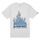 tekstylia Chłopiec T-shirty z krótkim rękawem Vans REFLECTIVE CHECKERBOARD FLAME SS Biały