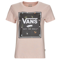 tekstylia Damskie T-shirty z krótkim rękawem Vans MICRO DITSY BOX FILL Różowy