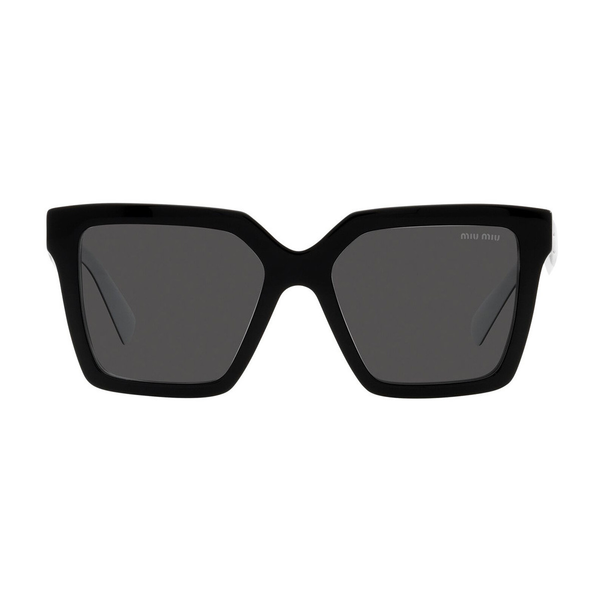 Zegarki & Biżuteria  Damskie okulary przeciwsłoneczne Miu Miu Occhiali da Sole Miu Miu MU03YS 10G5S0 Czarny