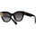Zegarki & Biżuteria  Damskie okulary przeciwsłoneczne Miu Miu Occhiali da Sole Miu Miu MU01YS 1AB5D1 Czarny