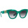 Zegarki & Biżuteria  Damskie okulary przeciwsłoneczne Miu Miu Occhiali da Sole Miu Miu MU01YS 15H09S Zielony