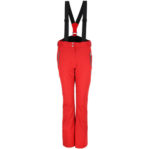 tekstylia Damskie Spodnie Peak Mountain Pantalon de ski femme ATOZA Czerwony