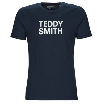 tekstylia Męskie T-shirty z krótkim rękawem Teddy Smith TICLASS BASIC MC Marine