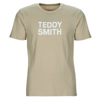 tekstylia Męskie T-shirty z krótkim rękawem Teddy Smith TICLASS BASIC MC Beżowy