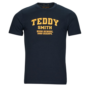 tekstylia Męskie T-shirty z krótkim rękawem Teddy Smith T-SETH MC Marine