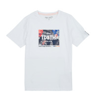 tekstylia Chłopiec T-shirty z krótkim rękawem Teddy Smith T-LU MC JR Biały