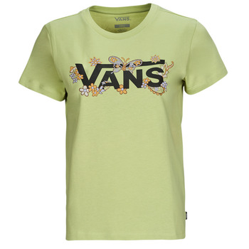 tekstylia Damskie T-shirty z krótkim rękawem Vans TRIPPY PAISLEY CREW Zielony