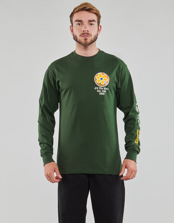 tekstylia Męskie T-shirty z długim rękawem Vans OLD ENGLISH FLORAL LOGO LS TEE Zielony
