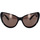 Zegarki & Biżuteria  Damskie okulary przeciwsłoneczne Balenciaga Occhiali da Sole  BB0201S 001 Czarny