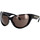Zegarki & Biżuteria  Damskie okulary przeciwsłoneczne Balenciaga Occhiali da Sole  BB0201S 001 Czarny