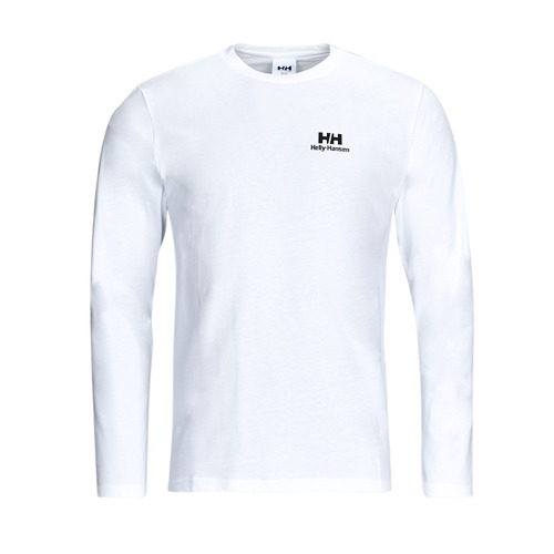 tekstylia Męskie T-shirty z długim rękawem Helly Hansen SKAGERRAK QUICKDRY RUGGER Biały