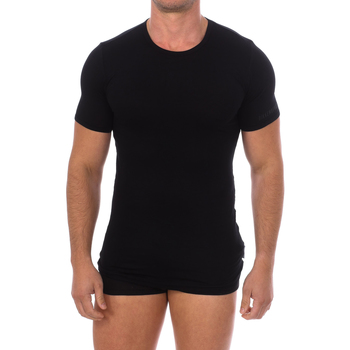 tekstylia Męskie T-shirty z krótkim rękawem Bikkembergs BKK1UTS03SI-BLACK Czarny