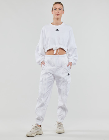 tekstylia Damskie Spodnie dresowe Adidas Sportswear DANCE CARGO Biały