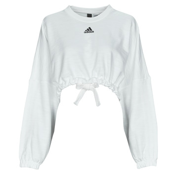 tekstylia Damskie Bluzy Adidas Sportswear DANCE SWT Biały