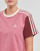 tekstylia Damskie T-shirty z krótkim rękawem Adidas Sportswear 3S CR TOP Bordeaux / Różowy