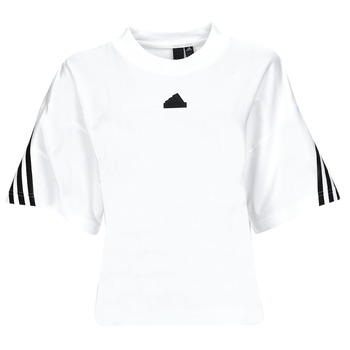 tekstylia Damskie T-shirty z krótkim rękawem Adidas Sportswear FI 3S TEE Biały