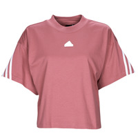 tekstylia Damskie T-shirty z krótkim rękawem Adidas Sportswear FI 3S TEE Bordeaux / Clair