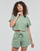 tekstylia Damskie T-shirty z krótkim rękawem Adidas Sportswear LNG LFT TEE Zielony