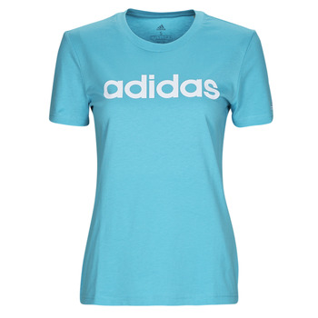 tekstylia Damskie T-shirty z krótkim rękawem Adidas Sportswear LIN T Niebieski