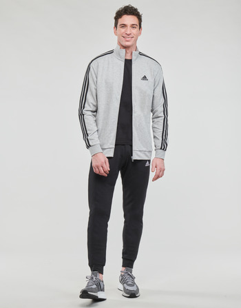 tekstylia Męskie Zestawy dresowe Adidas Sportswear 3S FT TT TS Bruyère / Szary / Moyen / Czarny