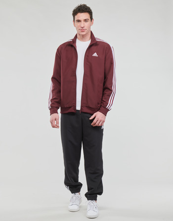 tekstylia Męskie Zestawy dresowe Adidas Sportswear 3S WV TT TS Czerwony / Shaded / Czarny