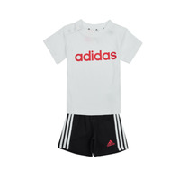 tekstylia Dziecko Komplet Adidas Sportswear I LIN CO T SET Biały
