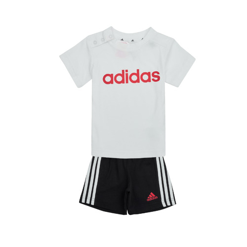tekstylia Chłopiec Zestawy dresowe Adidas Sportswear I LIN CO T SET Biały