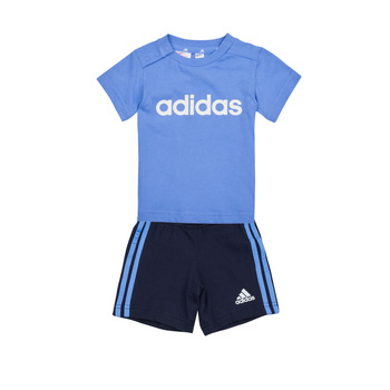 tekstylia Dziecko Komplet Adidas Sportswear I LIN CO T SET Niebieski