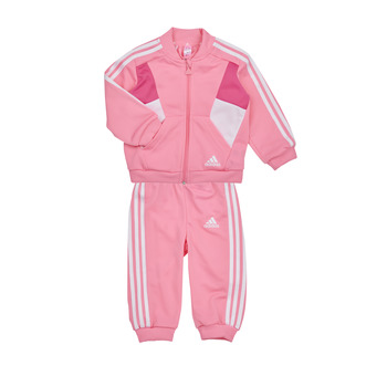 tekstylia Dziewczynka Komplet Adidas Sportswear I 3S CB TS Różowy