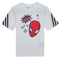 tekstylia Chłopiec T-shirty z krótkim rękawem Adidas Sportswear LB DY SM T Biały