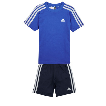 tekstylia Chłopiec Komplet Adidas Sportswear LK 3S CO T SET Niebieski