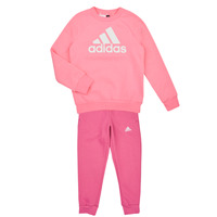 tekstylia Dziewczynka Zestawy dresowe Adidas Sportswear LK BOS JOG FL Różowy