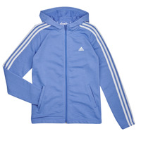 tekstylia Dziewczynka Bluzy Adidas Sportswear ESS 3S FZ HD Niebieski
