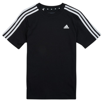tekstylia Dziecko T-shirty z krótkim rękawem Adidas Sportswear 3S TEE Czarny