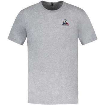 tekstylia Męskie T-shirty z krótkim rękawem Le Coq Sportif Essentiels Tee N°4 Szary