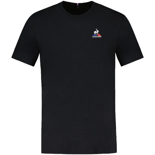tekstylia Męskie T-shirty z krótkim rękawem Le Coq Sportif Essentiels Tee N°4 Czarny