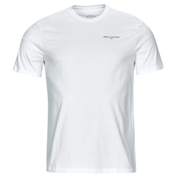 tekstylia Męskie T-shirty z krótkim rękawem Armani Exchange 3RZTNB Biały
