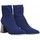 Buty Damskie Botki Ideal Shoes 68237 Niebieski